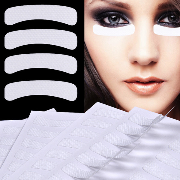 100 Pcs White Eye Eyelash Extension Fabrics Pads Stickers Patches Adhesive Tape Makeup Beauty Tool
