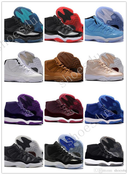 with box number "45" "23" 11 spaces jams mens basketball shoes for men women s 11s athletic sport sneakers size 36-47