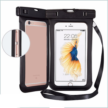 Casual 6inch Waterproof Phone Bag PVC Durble Beach Drift  Waterproof Bag