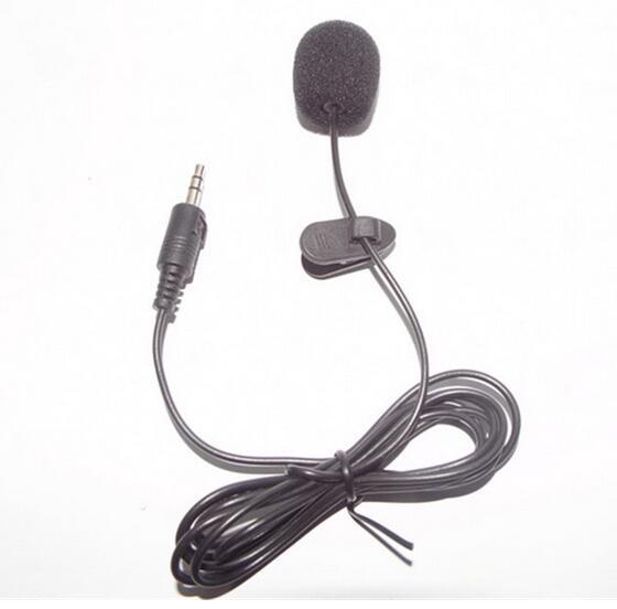 1.5M Mini 3.5mm Hands Free Clip On Mini Mic Microphone For PC Notebook Laptop MSN