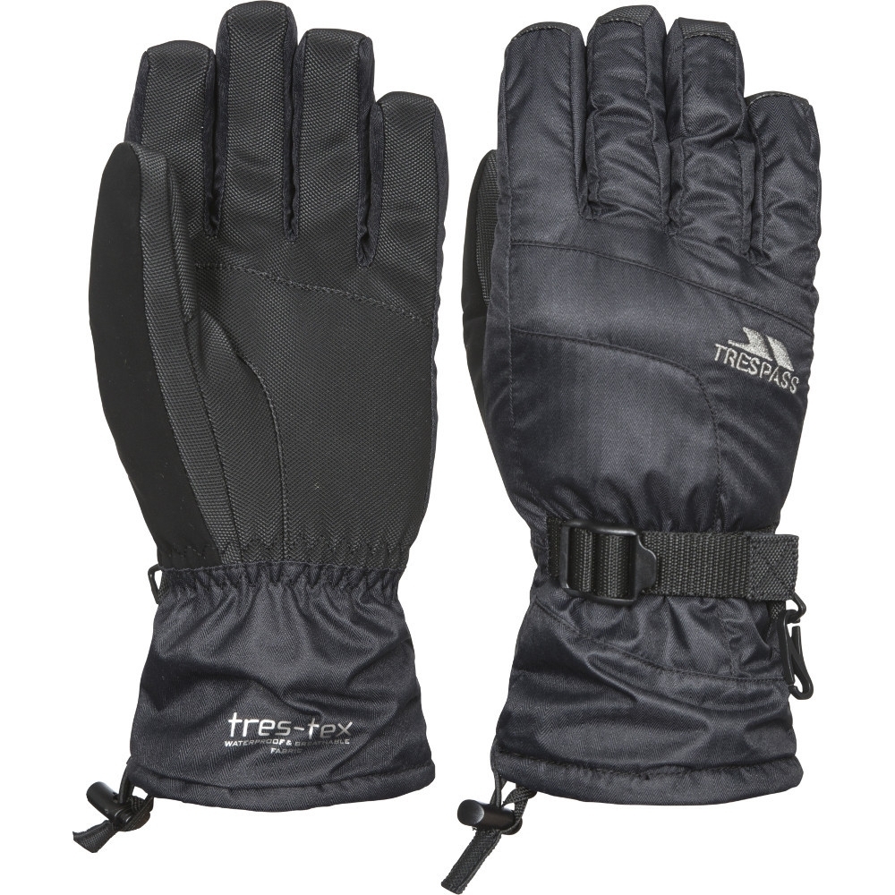 Trespass Womens/Ladies Embray Waterproof Breathable Warm Padded Gloves Extra Large