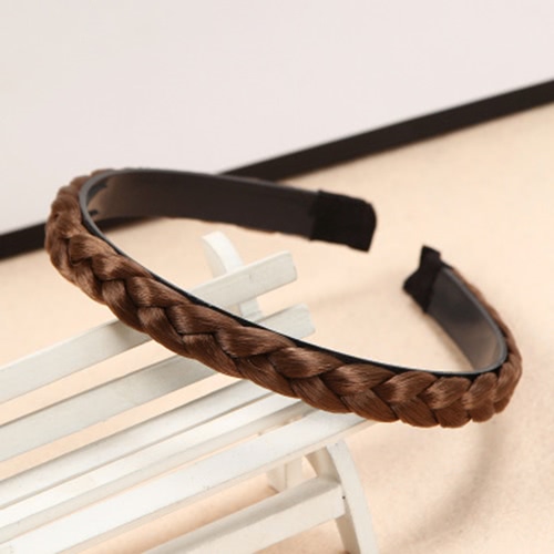 New Fashion Simple Twisted Wig Braid Hairband Toothed Headband Women Hair Accessories Decoration