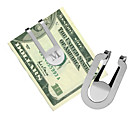 personnalisé évidé inoxydable voler clip de l'argent