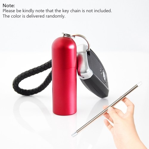 1pcs Collapsible Stainless Steel Straw Eco-Friendly Reusable Folding Drinking Straws Foldable Water Tube With Keychain Hole