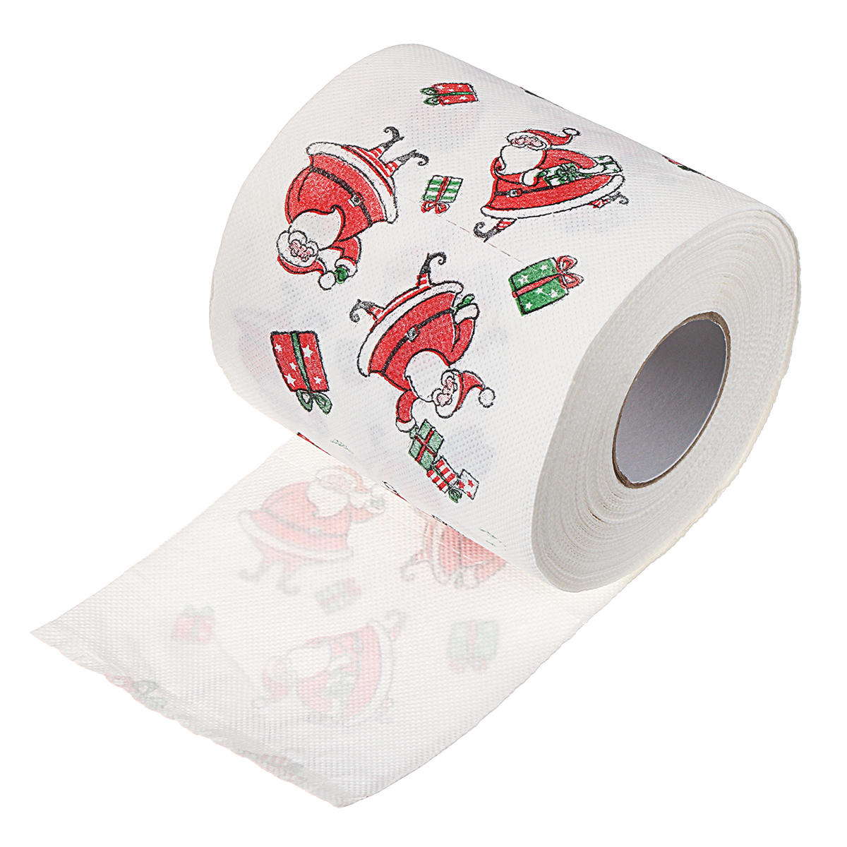 Weihnachtsmann gedruckt Frohe Weihnachten Toilettenpapier Tissue Table Room Decor Ornament Crafts Dekorationen
