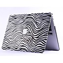 motif zébré de vente chaud pc pliable cas de protact de corps pour 13,3 macbook pro
