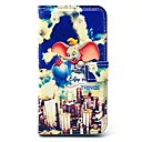 Flying Elephant Pattern PU Leather Full Body Case with Card Slot for Samsung Galaxy S5 I9600