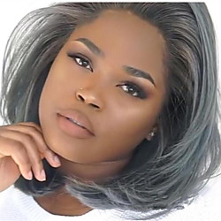 Synthetic Wig Curly Asymmetrical Wig Short Grey Purple Synthetic Hair Women's Classic Cool Exquisite Gray Lightinthebox