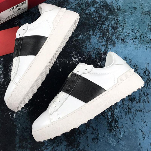 With Box 2019 Discount Shoes Chaussures Fashion Womens White Black Shoe Sneakers Men Women Casual