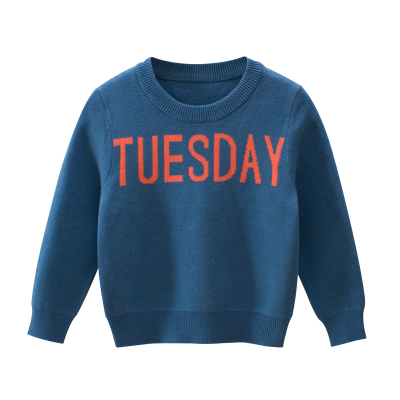 Baby / Toddler Monday to Sunday Print Sweater