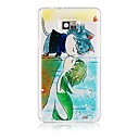 Mermaid Pattern Silicone Soft Case for Samsung S2 I9100