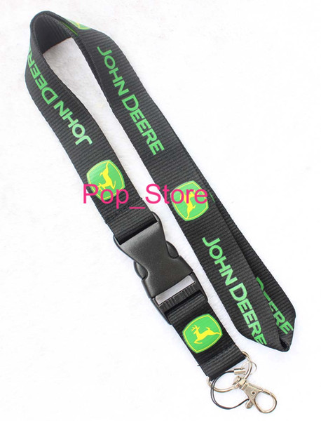 lot wholesale & retail john deere black neck lanyard badge lanyards holder mobile neck straps keychain