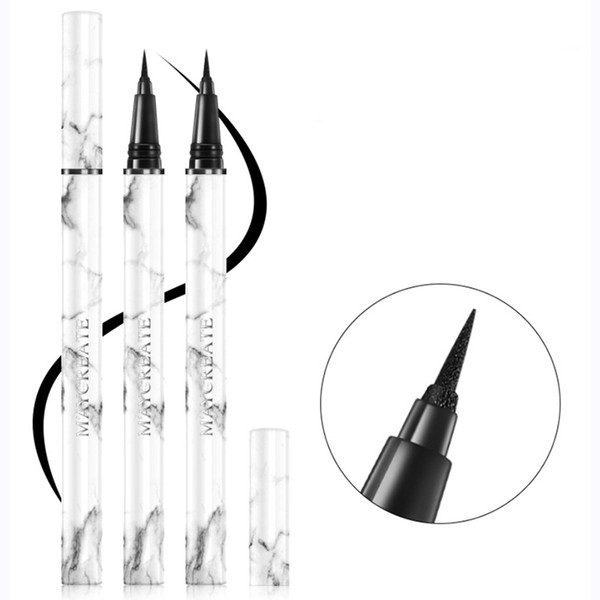 Marble Black Dry-Fast Eyeliner 1-Piece Gemtotal Long-lasting Nartual Waterproff Beauty Makeup Discharge Makeup easily Free Shipping
