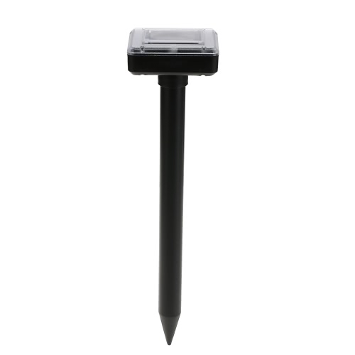 2Pcs Solar Powered Sound Wave Sonic Repeller Outdoor Garden Yard Farm Mouse Gopher Rat Vole Mole Scarer Snake Rodent Pest Reject Repellent Expeller
