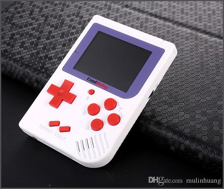 CoolBaby Mini Handheld Game Consoles RS-6 Portable Retro Mini Game Console Color LCD 2.5 Inch Screen Player RS 6 RS6 For FC Game MQ30