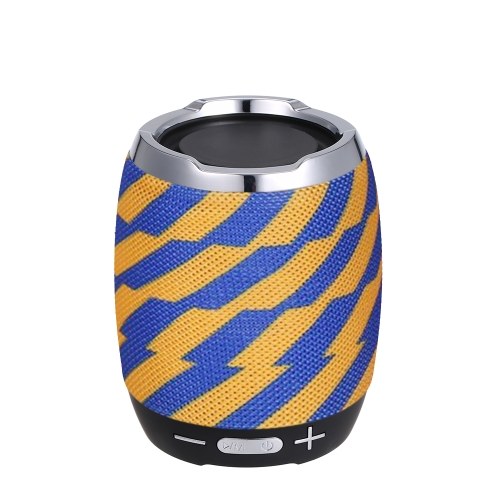 Portable Wireless BT Speaker Stereo Sound Box Music Player BT4.1 Built-in Microphone Support Handsfree Calls Function FM Radio Equipped with TF Card Alot/AUX IN/USB Port