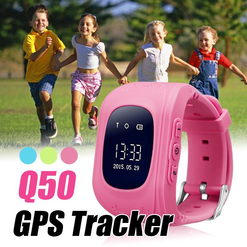 Q50 Smart Watch GPS Tracker for Kids SOS Call Anti-lost With SIM Card Slot Location Finder For Children For iOS and Android