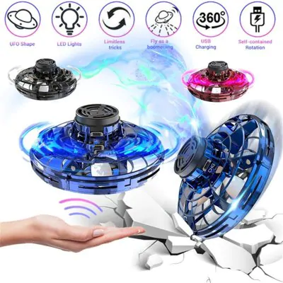 Flynova Mini Drone UFO Fingertip Upgrade Flight Induction Aircraft Toy With Shinning LED Lights