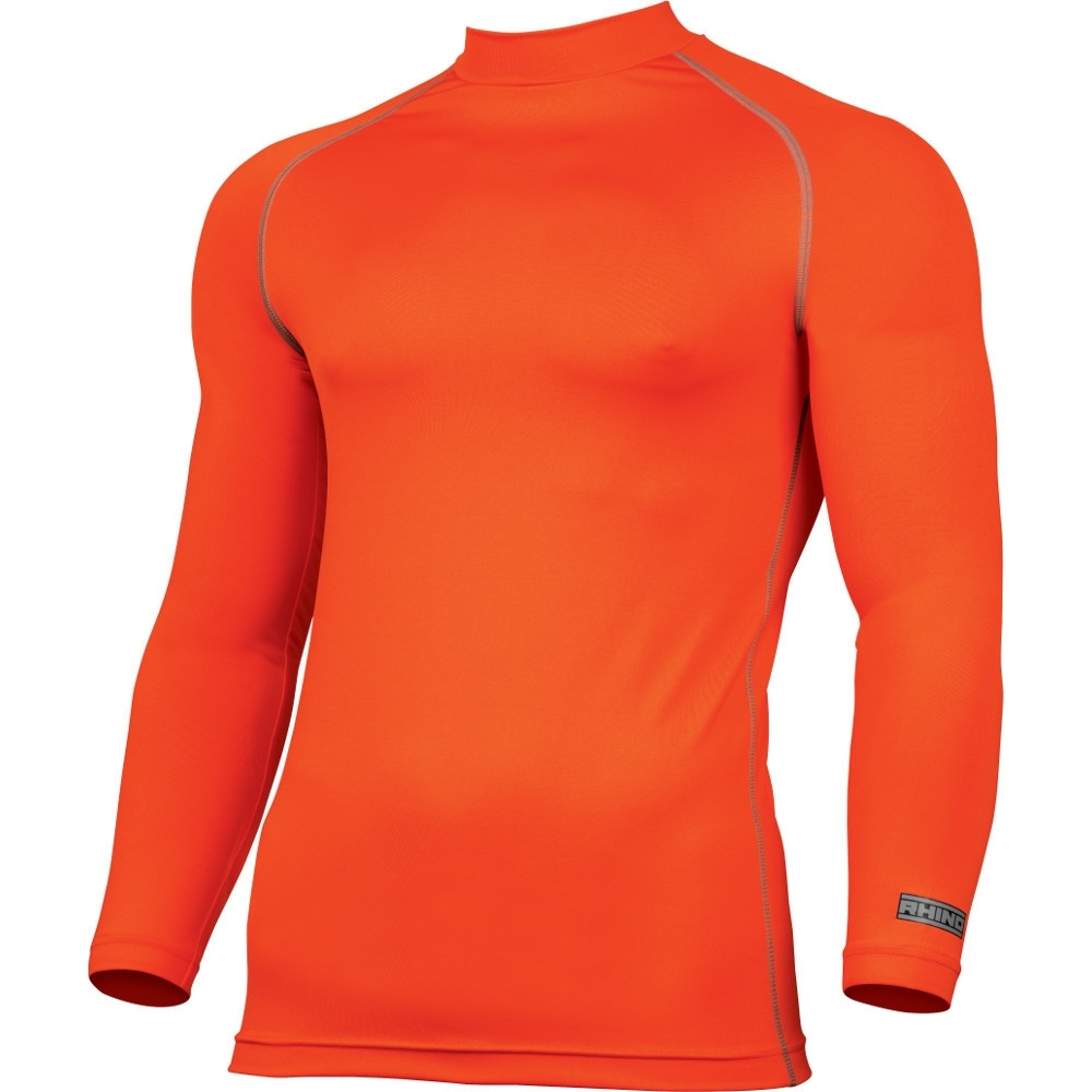 Rhino Mens Lightweight Quick Dry Long Sleeve Baselayer Top XS - (Chest 34/36')