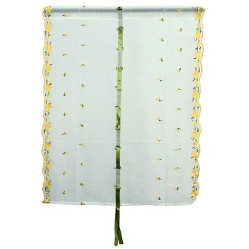 100X80cm Flower Color Tulle Door Window Curtain Drape Panel Sheer Valances