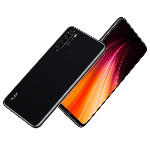 Version mondiale Xiaomi Redmi Note 8 Téléphone portable 3GB 32Go 48MP Quad Cam Cam Snapdragon 665 Octa Core 6.3inch FHD + Ecran 4000mAh 18W Boîte de réception Smartphone débloqué