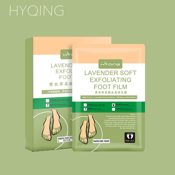 Lavender soft exfoliating foot film hydrated easy to abosrb Repair dry skin Nourish Oil-control mascarilla Delicate skin Foot mask