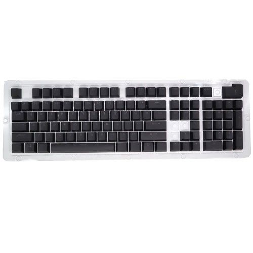 104 touches de moulage par injection bicolore PBT Keycap Set profil OEM pour clavier mécanique blanc (uniquement Keycaps)