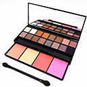 20 Color 2in1 4 Blusher16 Eye Shadow Makeup Cosmetic Palette Drawer with MirrorSponge Applicator
