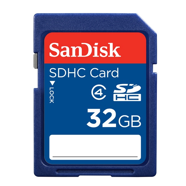 SanDisk 32GB SD Card (SDHC) - 4MB/s
