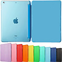 Coque Pour iPad Air Couleur Pleine / Mise en veille automatique / Folio Case Couleur unie faux cuir pour