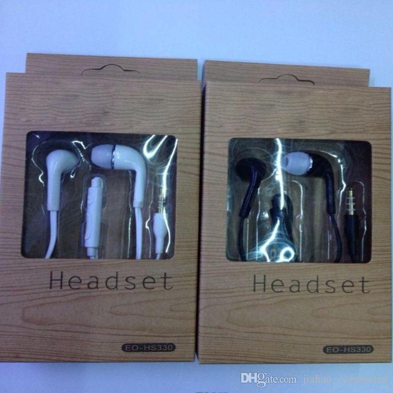 250sets In-Ear Earphone Headphones handsfree with Remote and MIC for smart phone,mobile phone,android phone with retail box