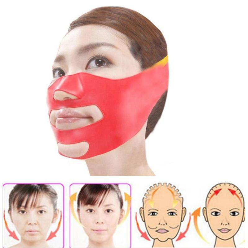 Silicone Thin Face Mask 3D V-line Lift Face Bandage Belt Slimming Facial Double Chin Skin Lifting Slim Massager Health Care 30