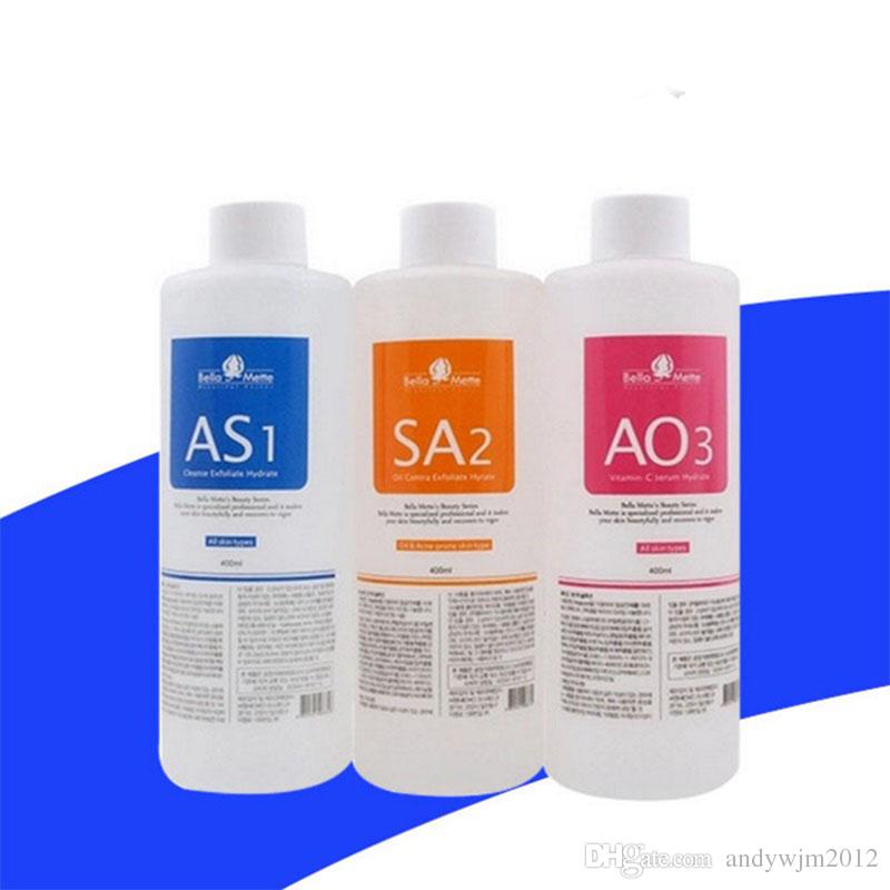 Aqua Peeling Solution 3 Bottles/400ml Per Bottle Aqua Facial Serum Hydra For Normal Skin DHL dermabrasion liquid