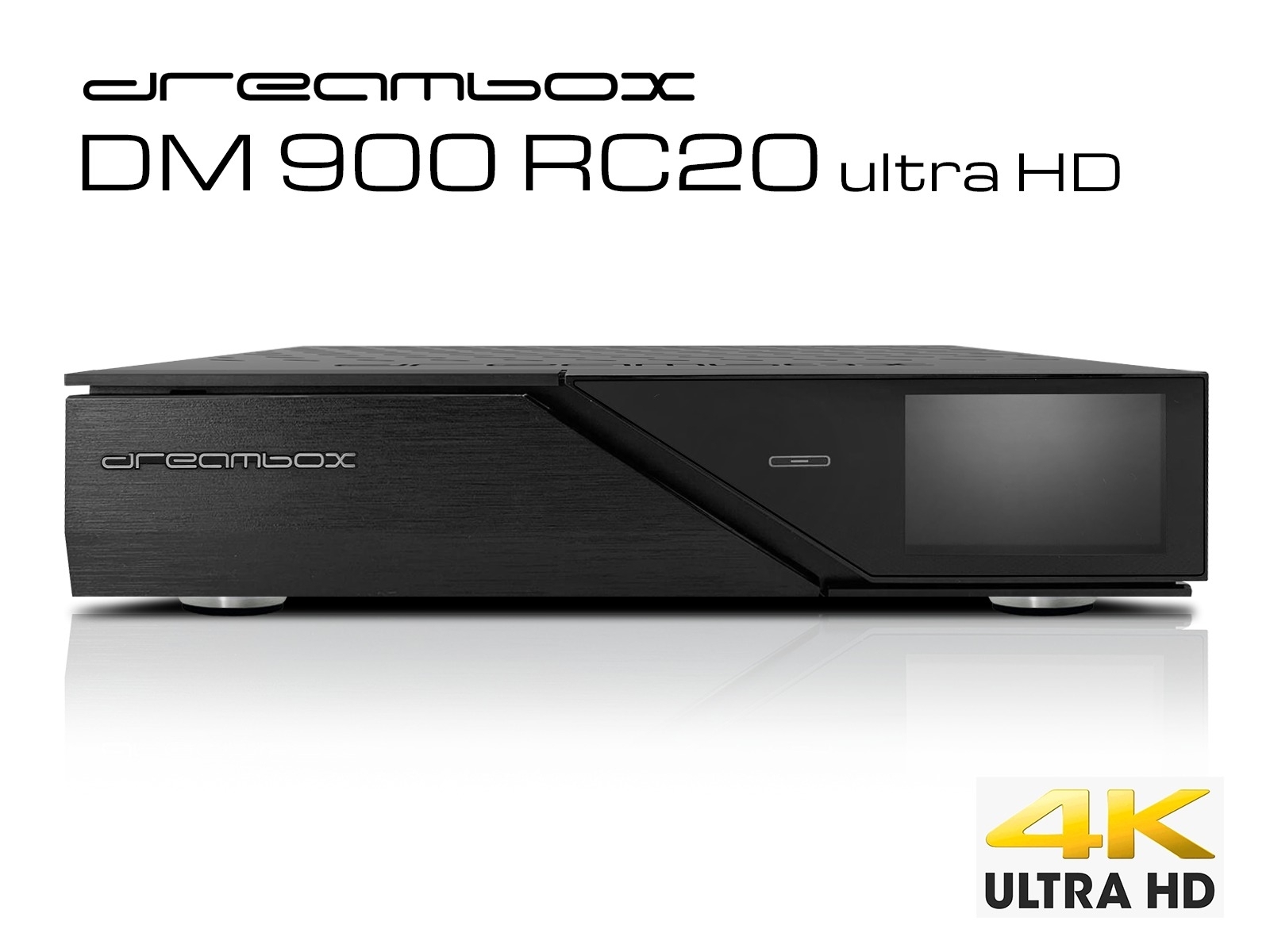 Dreambox DM900 RC20 UHD 4K 1x DVB-S2X FBC MS Twin Tuner 500 GB HDD E2 Linux PVR Receiver