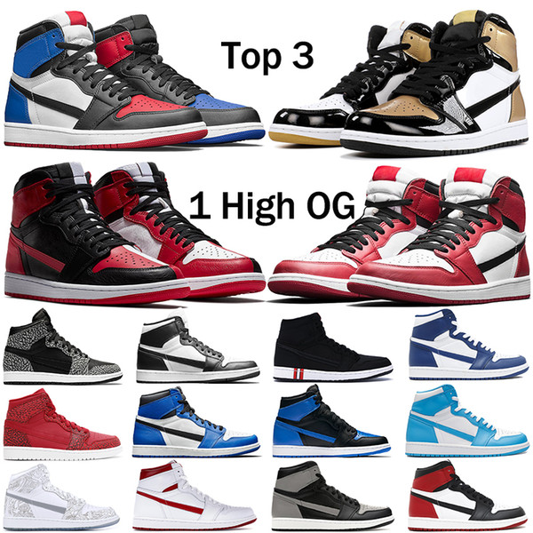 mens 1 high og basketball shoes 1s nrg igloo banned chameleon shadow white black toe elephant print chicago royal track red sneakrs trainers