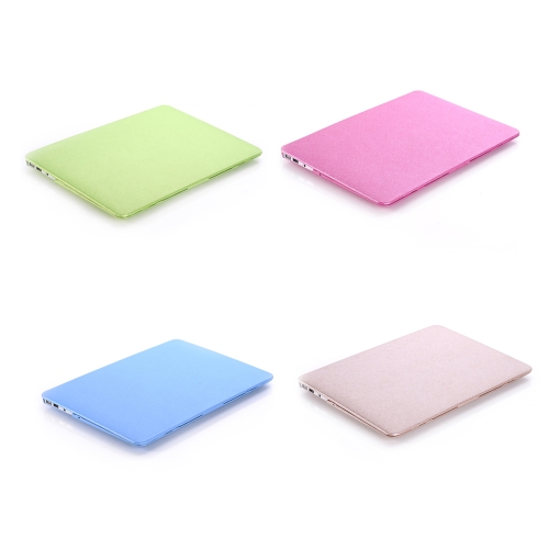 KKmoon Dur cas de soie motif cuir couverture Snap-on Shell peau protectrice Ultra Slim légèreté pour Apple Macbook Air 13 pouces 13,3