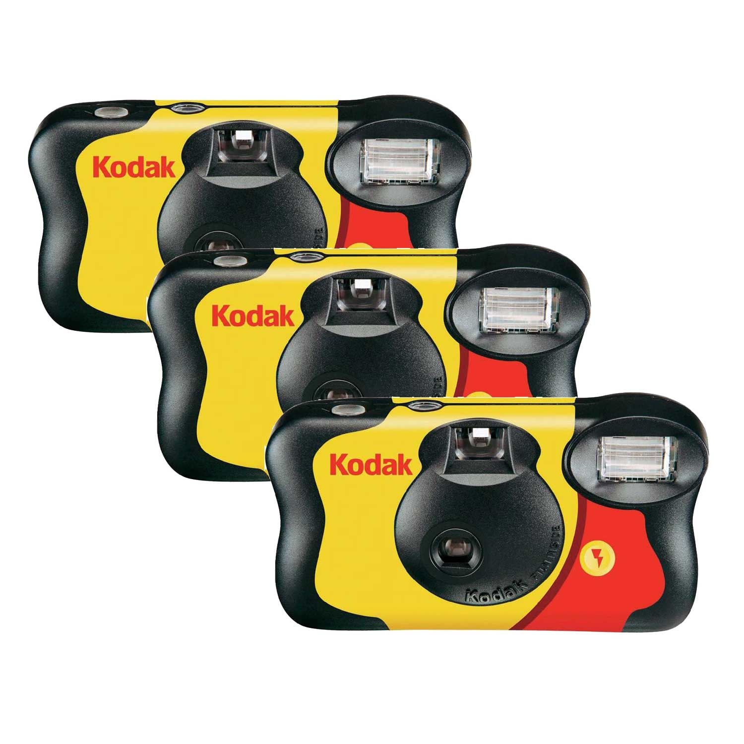 Kodak Fun Saver Disposable Single Use Camera with Flash - 39 Pictures / Exposures - Value 3 Pack