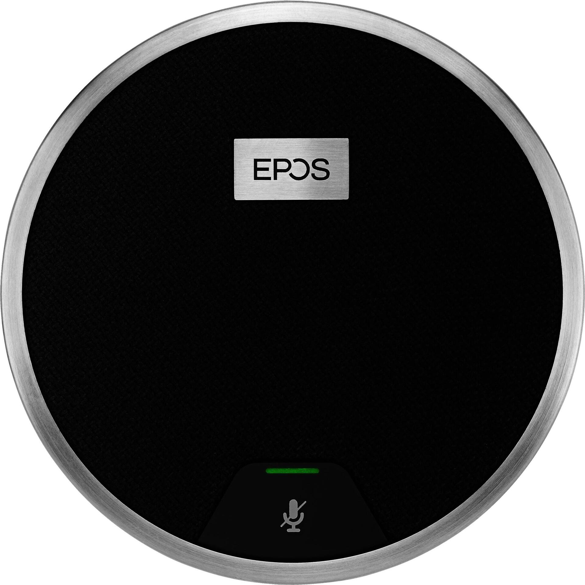 EPOS EXPAND 80 Mic - Gruppen-Audiokonferenzsysteme - Schwarz - Silber - Mute - Status - 150 - 7500 Hz - 97 x 97 x 26,5 mm - 360 g (1000229)