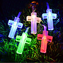 5M 3W 50-LED Cross Shaped LED Colorful Strip Light (220V)