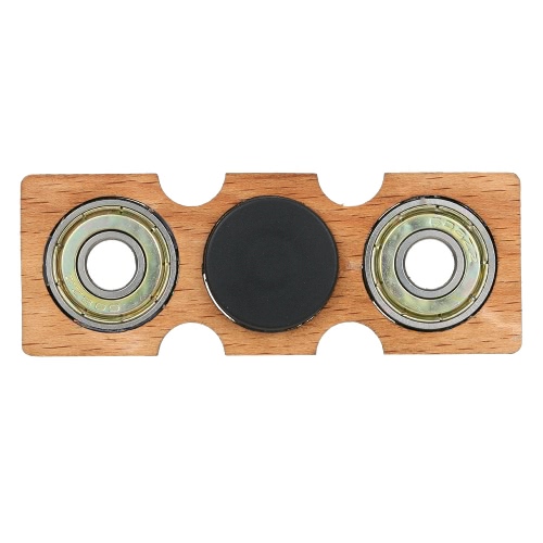 Fidget Hand Finger Spinner Spin Widget Focus Toy EDC Pocket Desktoy Rectangle Wooden Gift for ADHD Children Adults
