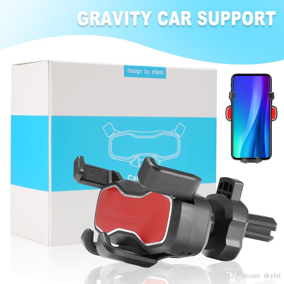 Universal Car Mount Gravity Cellphone Holders Adjustable Car Holder GPS Inavigation Car Phone Holder with Retail Box