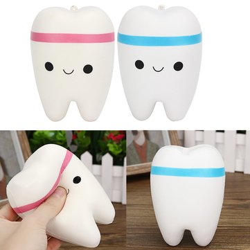 Kawaii  Squishy Toy  Creative Smile Bright Tooth Slow Rising ScentedGift