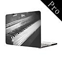 Old Vintage Piano Design Full-Body Protective Plastic Case for MacBook Pro 13