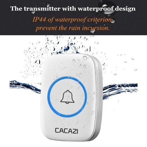 Waterproof  Wireless Doorbell LED Indicator Door Chime