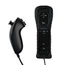 Remote MotionPlus and Nunchuk Controller with Case for Wii/Wii U (Black)