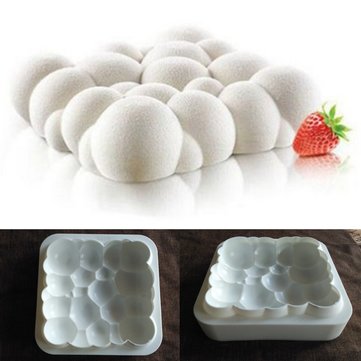 22x22x3cm Silicone 3D Sky Cloud Mold Cake Decorating Baking Tools For DIY Chocolate Mould
