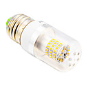 E27 5W 60xSMD 3014 350LM 2500-3500K Warm White Light LED Corn Bulbs Silver-Wire (AC 85-265V)