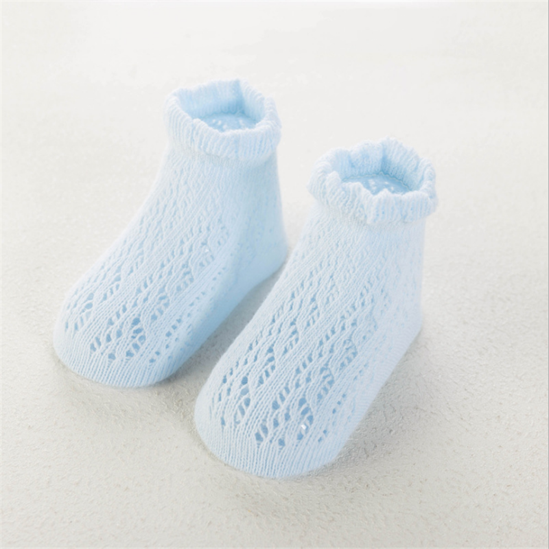 Baby / Toddler Thin Breathable Solid Cotton Socks