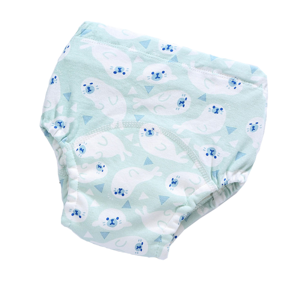Reusable Cartoon Print Training-pants Cloth Diaper