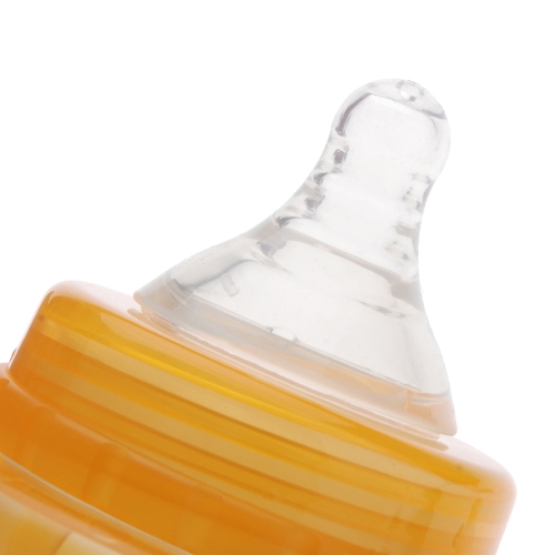 160ml Silicone Milk Feeding Bottle Nipple with Handle for Baby Infant